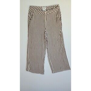 RVCA Women's Manna Striped High Rise Pants Magenta Fade Size 28